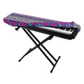 Native Tribal Ethnic Rose Pattern Print Piano Keyboard Cover