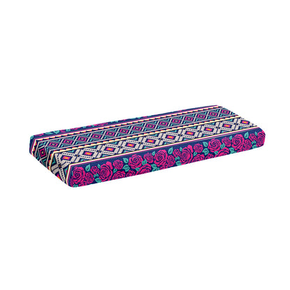 Native Tribal Ethnic Rose Pattern Print Piano Keyboard Cover
