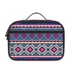 Native Tribal Ethnic Rose Pattern Print Portable Lunch Bag