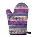 Native Tribal Ethnic Rose Pattern Print Single Oven Mitt