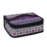 Native Tribal Ethnic Rose Pattern Print Small Lunch Bag