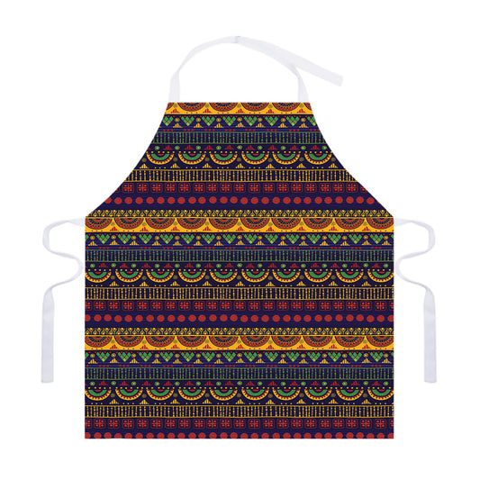 Native Tribal Indian Pattern Print Adjustable Apron