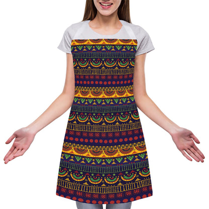 Native Tribal Indian Pattern Print Adjustable Apron