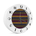 Native Tribal Indian Pattern Print Alarm Clock