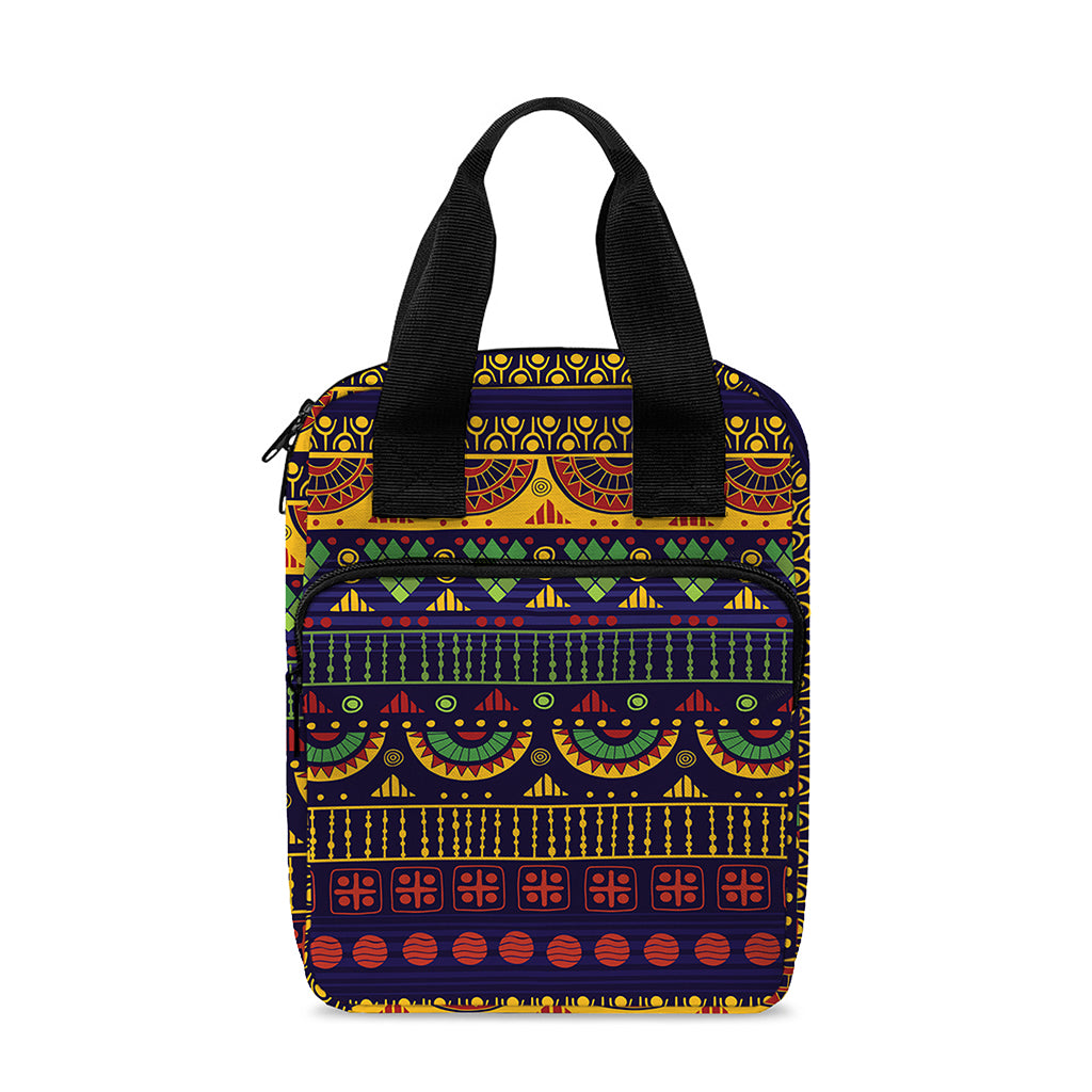 Native Tribal Indian Pattern Print Bible Tote Bag