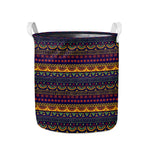 Native Tribal Indian Pattern Print Collapsible Laundry Basket