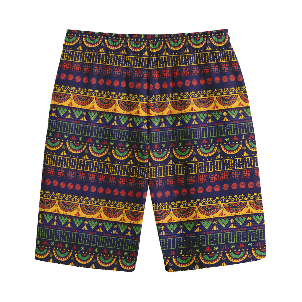 Native Tribal Indian Pattern Print Cotton Shorts