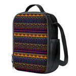 Native Tribal Indian Pattern Print Crossbody Lunch Bag