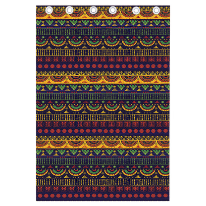 Native Tribal Indian Pattern Print Curtain