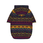 Native Tribal Indian Pattern Print Dog Zip Up Hoodie