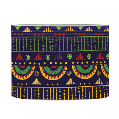 Native Tribal Indian Pattern Print Drum Lamp Shade