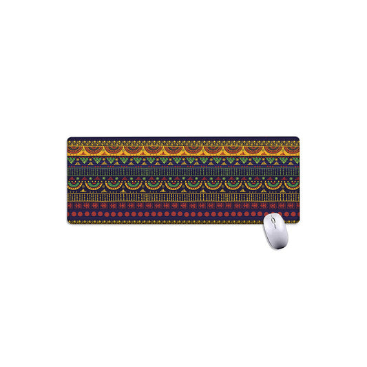 Native Tribal Indian Pattern Print Extended Mouse Pad