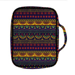 Native Tribal Indian Pattern Print Front Pocket Bible Bag