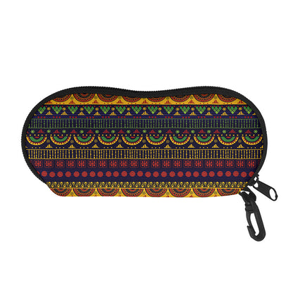 Native Tribal Indian Pattern Print Glasses Case