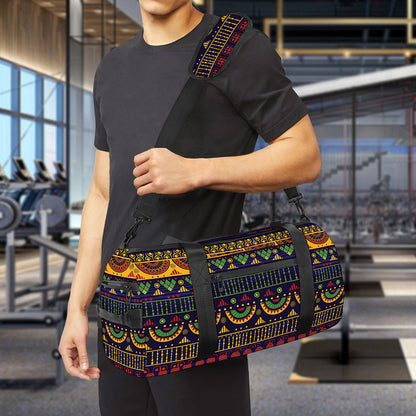 Native Tribal Indian Pattern Print Gym Bag