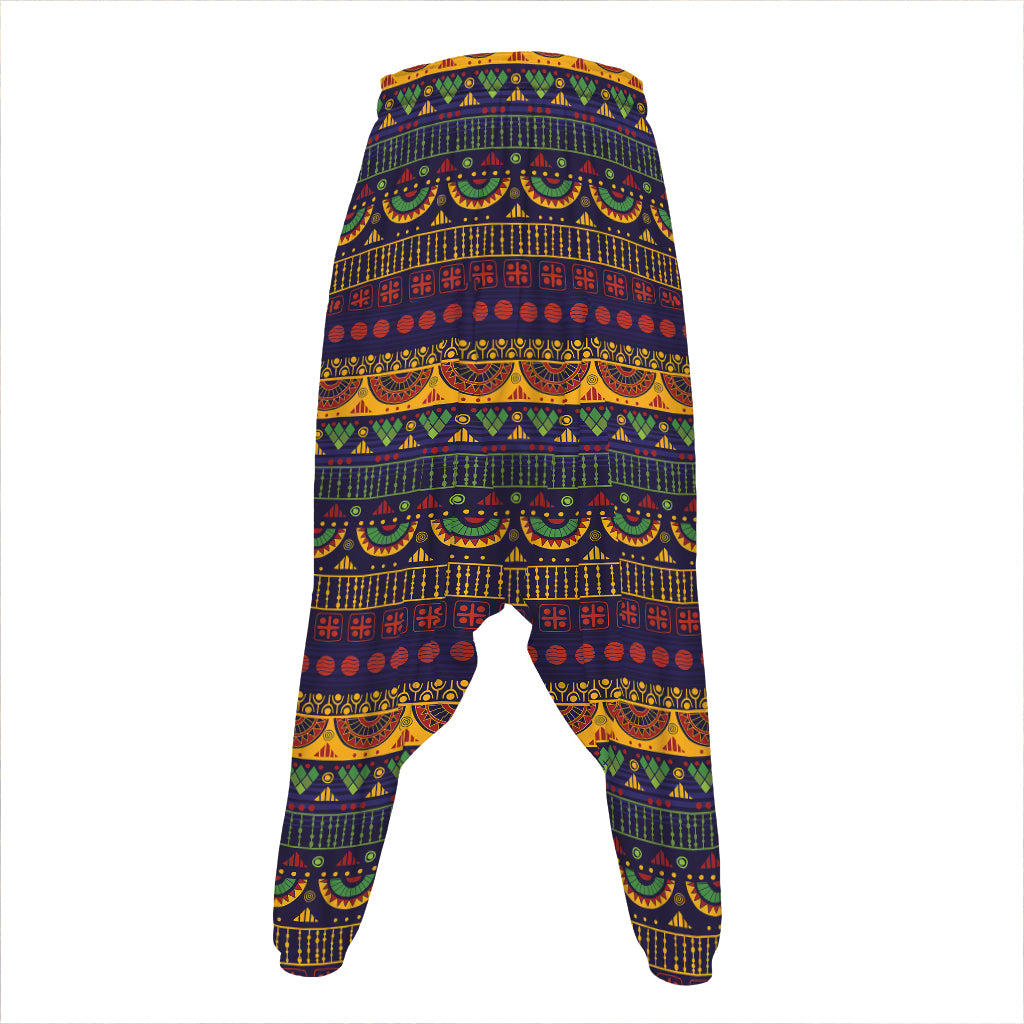 Native Tribal Indian Pattern Print Hammer Pants