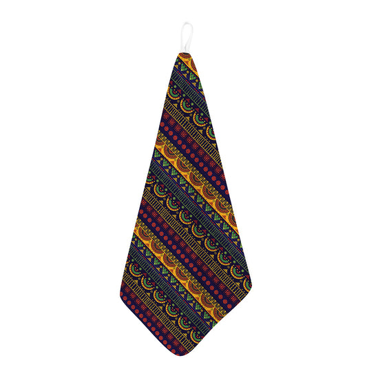 Native Tribal Indian Pattern Print Hand Towel