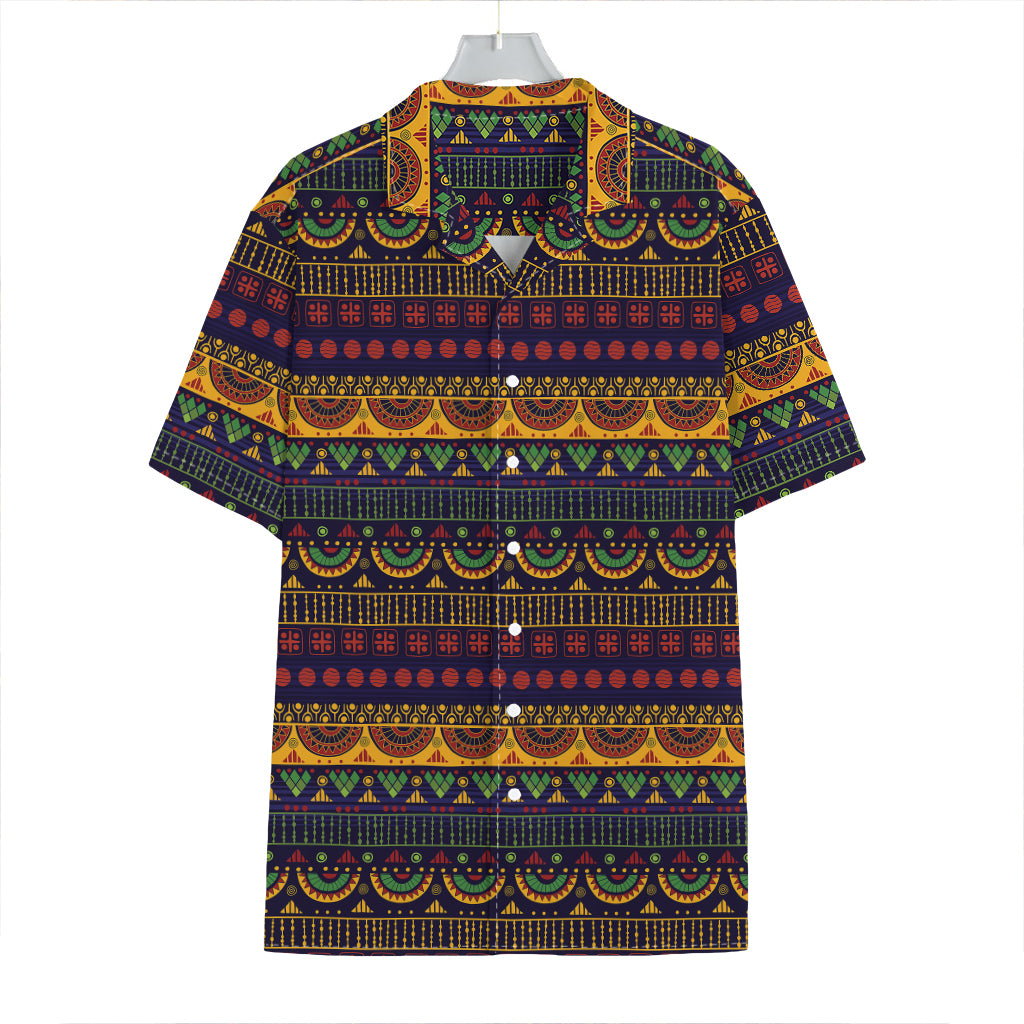 Native Tribal Indian Pattern Print Hawaiian Shirt