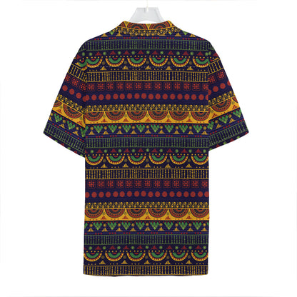 Native Tribal Indian Pattern Print Hawaiian Shirt