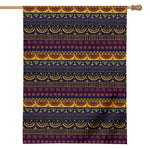 Native Tribal Indian Pattern Print House Flag