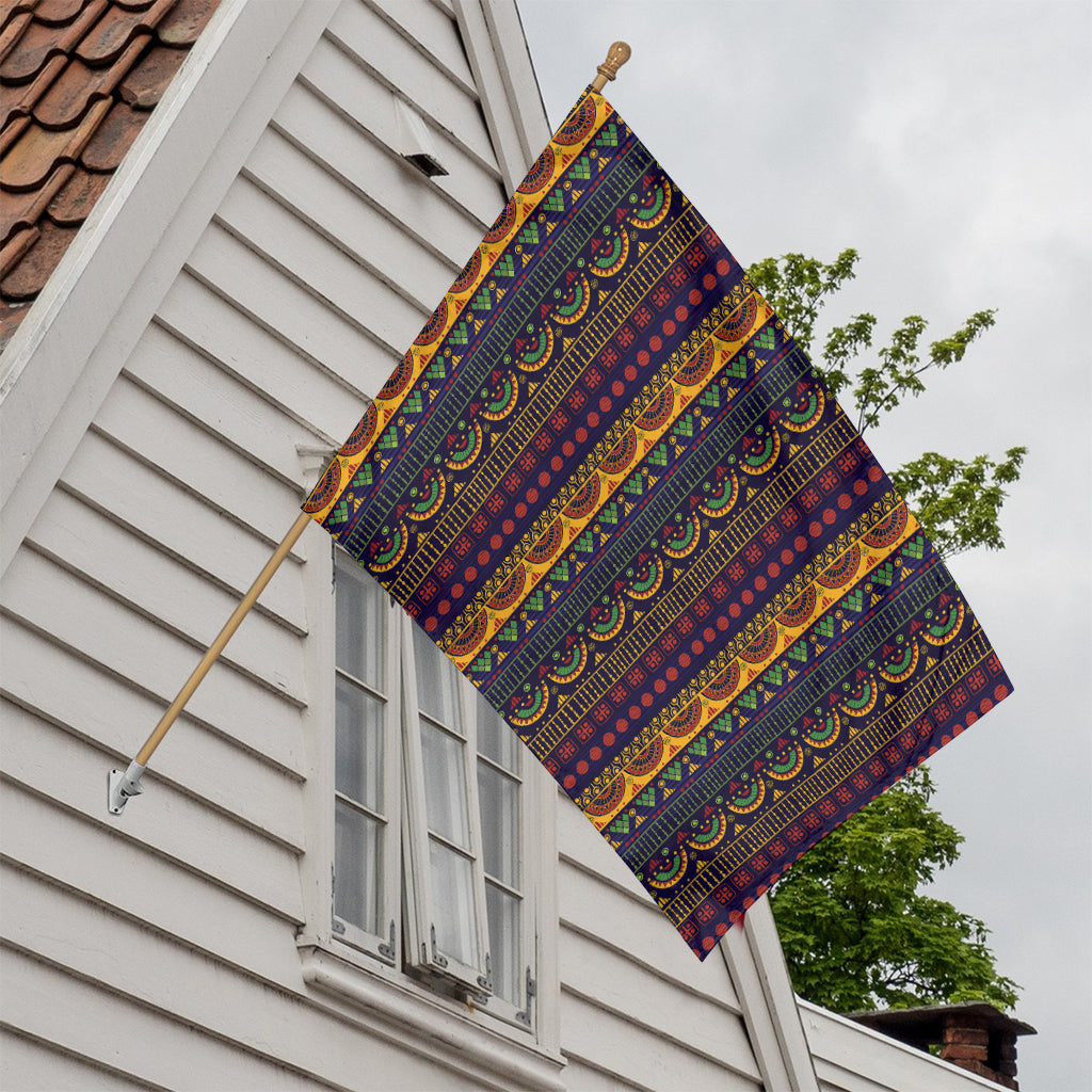 Native Tribal Indian Pattern Print House Flag