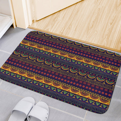 Native Tribal Indian Pattern Print Indoor Door Mat