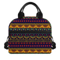 Native Tribal Indian Pattern Print Insulated Lunch Bag