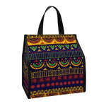 Native Tribal Indian Pattern Print Insulated Lunch Tote