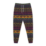 Native Tribal Indian Pattern Print Jogger Pants