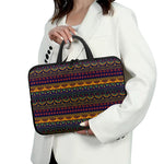 Native Tribal Indian Pattern Print Laptop Sleeve With Handle