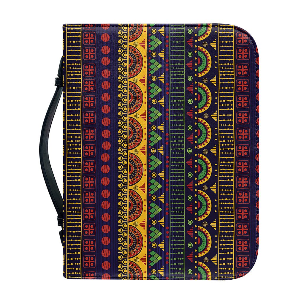 Native Tribal Indian Pattern Print Leather Bible Cover