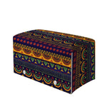 Native Tribal Indian Pattern Print Leather Tissue Box Cover