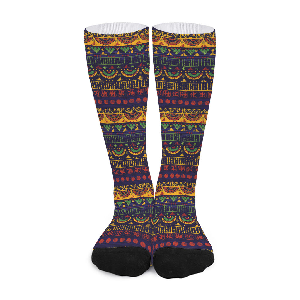 Native Tribal Indian Pattern Print Long Socks