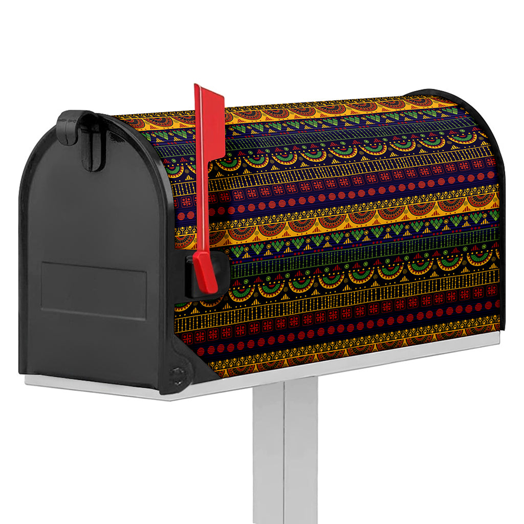 Native Tribal Indian Pattern Print Mailbox Cover