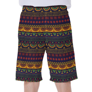 Native Tribal Indian Pattern Print Men's Beach Shorts