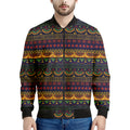 Native Tribal Indian Pattern Print Men's Bomber Jacket
