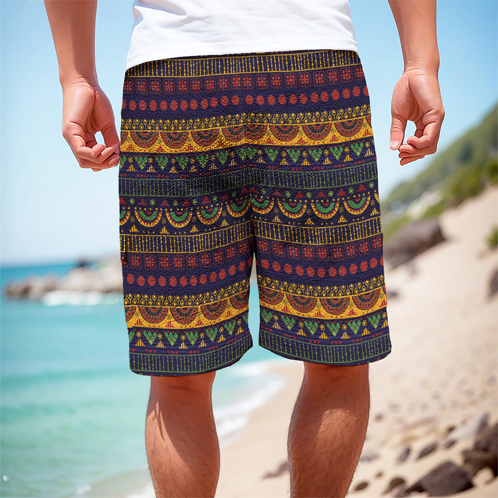 Native Tribal Indian Pattern Print Men's Cargo Shorts