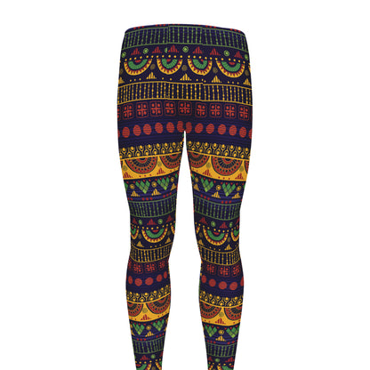 Native Tribal Indian Pattern Print Men's leggings