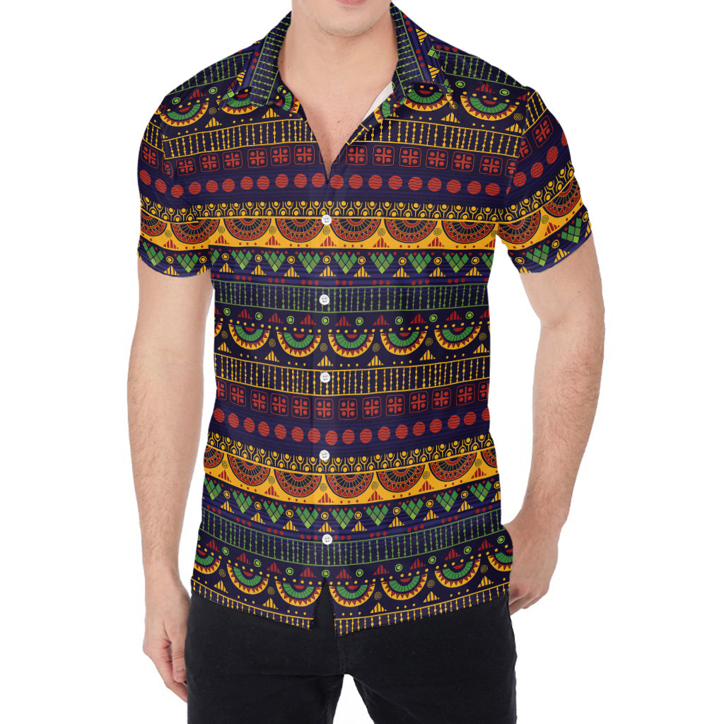 Native Tribal Indian Pattern Print Men's Shirt