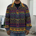 Native Tribal Indian Pattern Print Men's Shirt Jacket