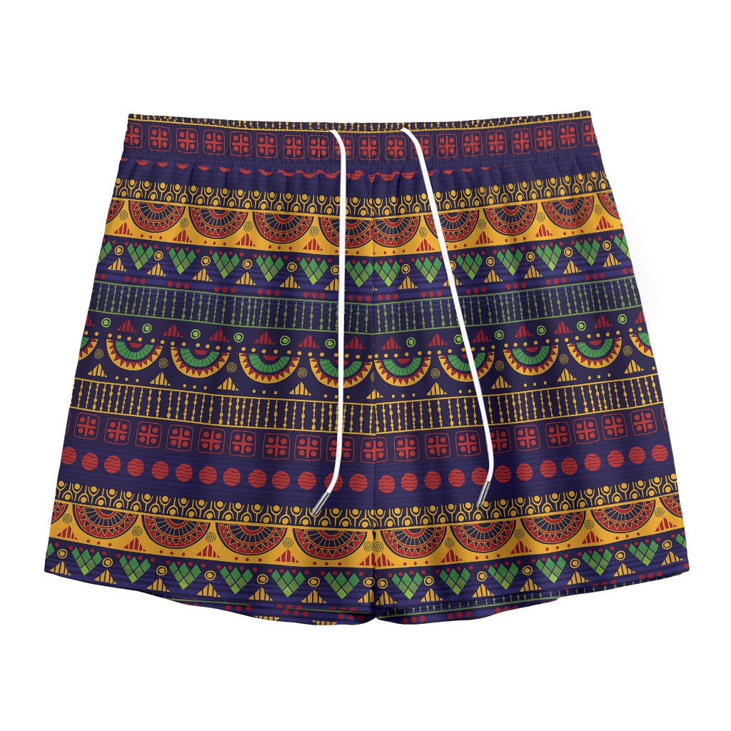 Native Tribal Indian Pattern Print Mesh Shorts