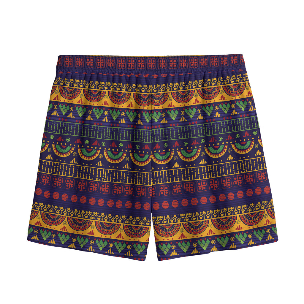 Native Tribal Indian Pattern Print Mesh Shorts