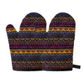 Native Tribal Indian Pattern Print Oven Mitts