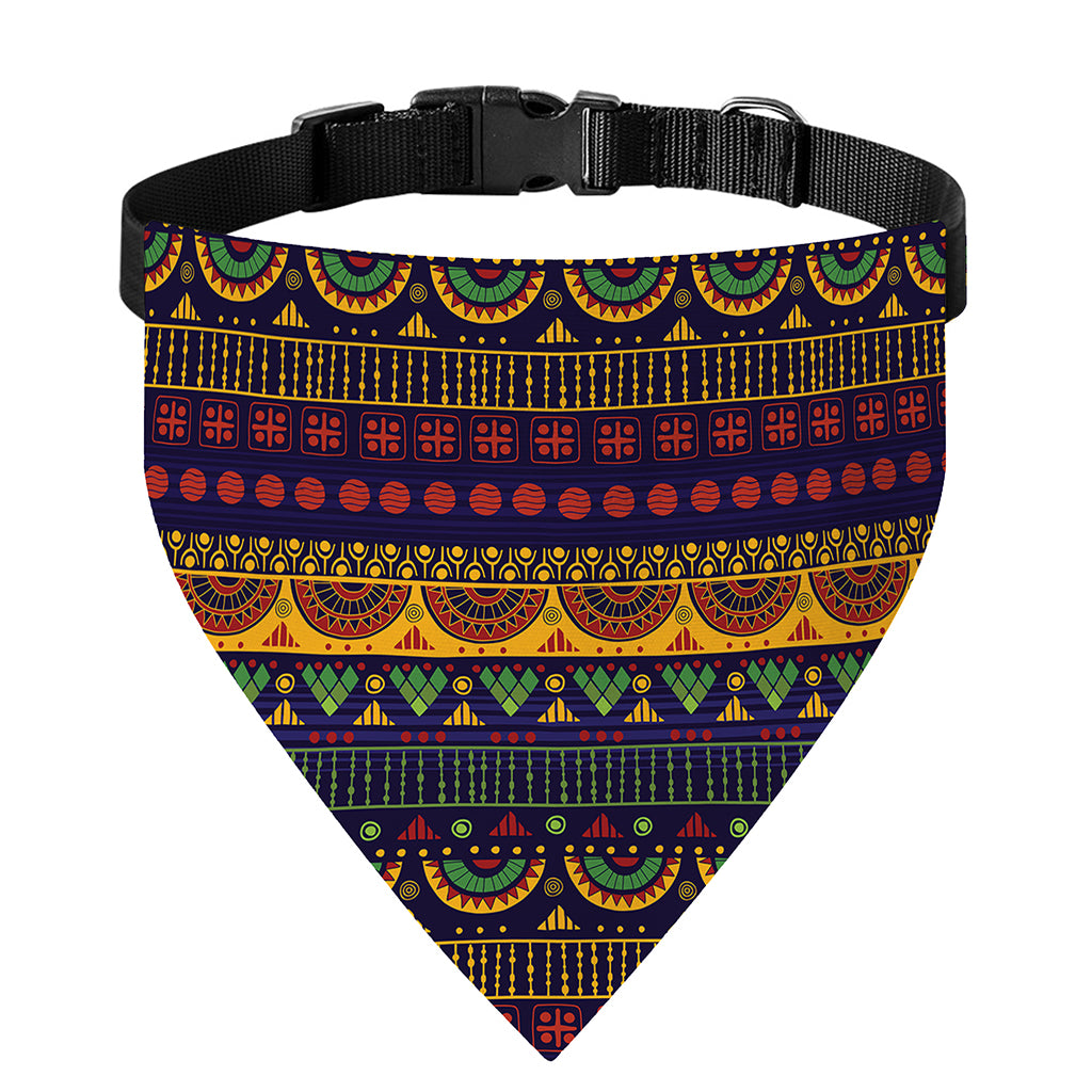 Native Tribal Indian Pattern Print Over The Collar Dog Bandana