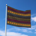 Native Tribal Indian Pattern Print Polyester Flag
