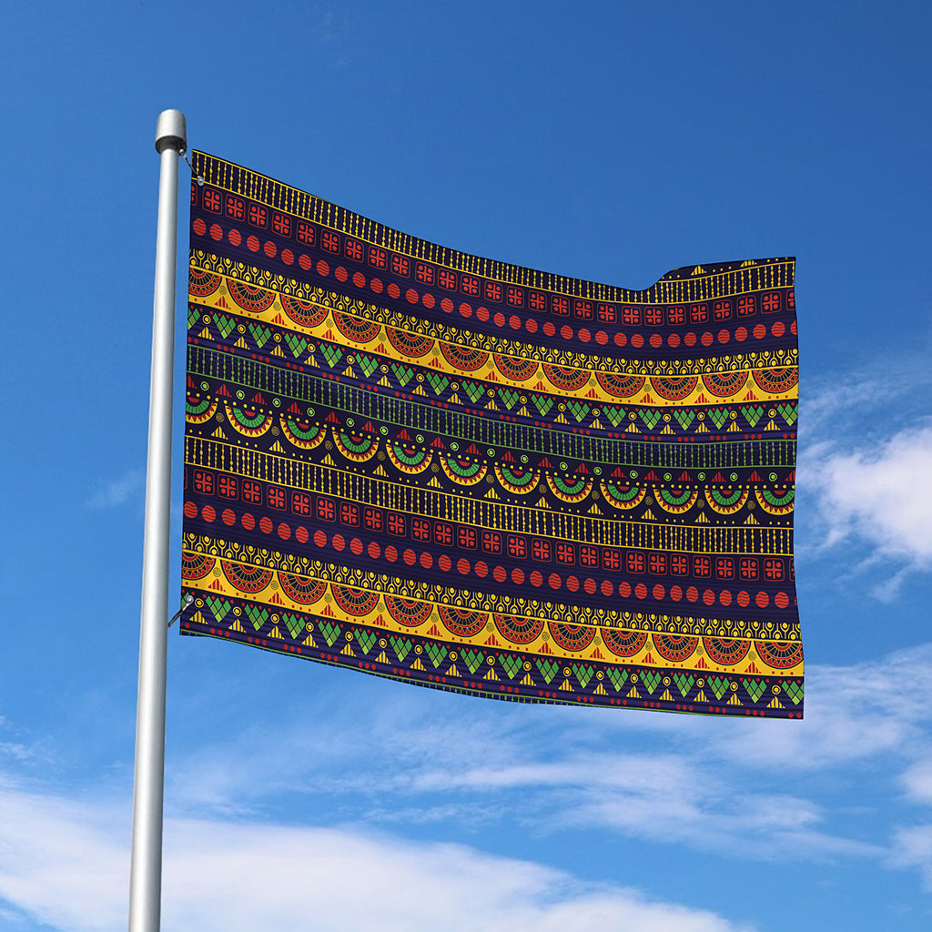 Native Tribal Indian Pattern Print Polyester Flag