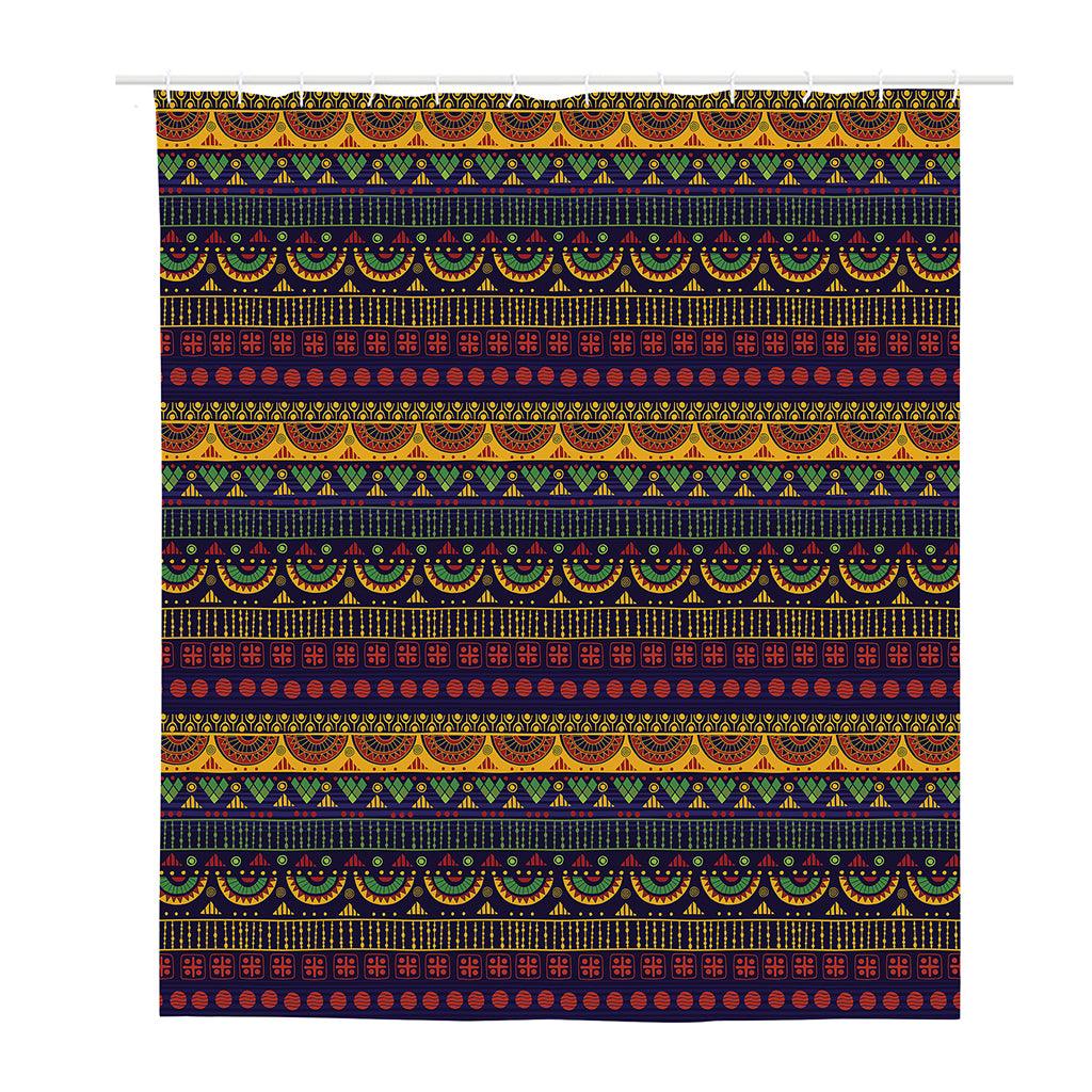 Native Tribal Indian Pattern Print Polyester Shower Curtain