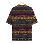Native Tribal Indian Pattern Print Rayon Hawaiian Shirt