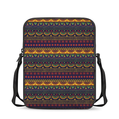 Native Tribal Indian Pattern Print Rectangular Crossbody Bag