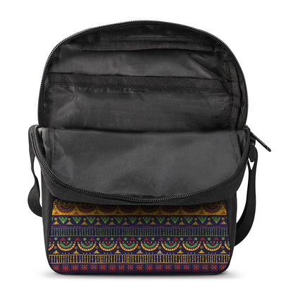 Native Tribal Indian Pattern Print Rectangular Crossbody Bag